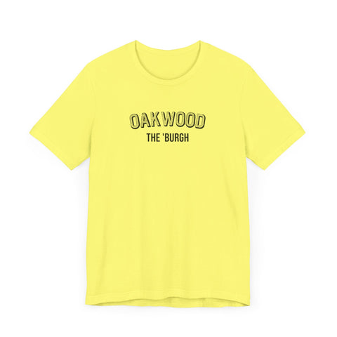Oakwood - The Burgh Neighborhood Series - Unisex Jersey Short Sleeve Tee T-Shirt - YinzerShop