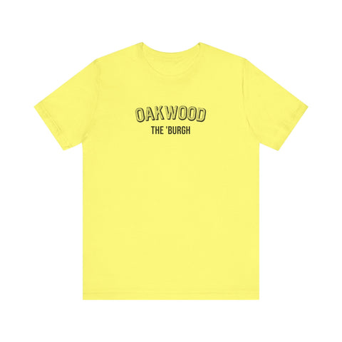 Oakwood - The Burgh Neighborhood Series - Unisex Jersey Short Sleeve Tee T-Shirt - YinzerShop