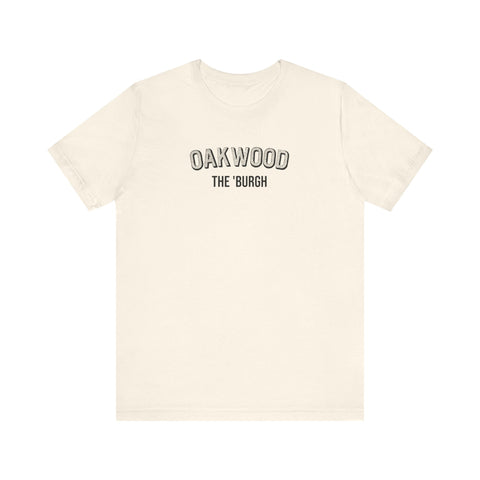 Oakwood - The Burgh Neighborhood Series - Unisex Jersey Short Sleeve Tee T-Shirt - YinzerShop