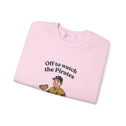 Off to Watch the Pirates Crewneck Sweatshirt Sweatshirt - YinzerShop