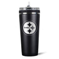 Officially Licensed Pittsburgh Steelers 26oz Flex Bottle - Black Water Bottle - YinzerShop