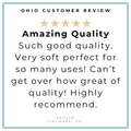 Ohio Baby Gift Set – Muslin Swaddle Blanket & Baby Burp Cloth Bib Combo Swaddle Blanket - YinzerShop