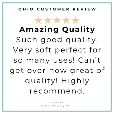 Ohio Baby Gift Set – Muslin Swaddle Blanket & Baby Burp Cloth Bib Combo Swaddle Blanket - YinzerShop