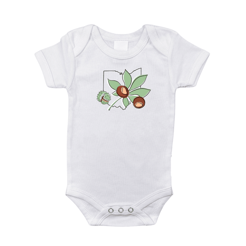 Ohio Baby Onesie – Soft Cotton Bodysuit | Personalized Baby Gift | Infant Snapsuit Clothing - YinzerShop
