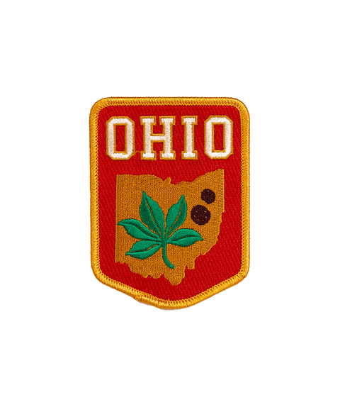 Ohio Embroidered Patch Embroidered Patch - YinzerShop