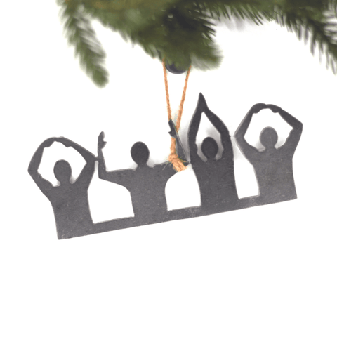 Ohio Ornament - Handmade Rustic Holiday Ornaments | Recycled Steel Ornament Holiday Ornaments - YinzerShop