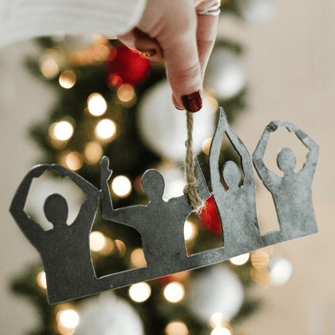 Ohio Ornament - Handmade Rustic Holiday Ornaments | Recycled Steel Ornament Holiday Ornaments - YinzerShop