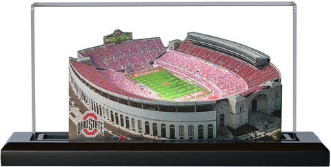 Ohio Stadium Replica – Handcrafted 3D Buckeyes Memorabilia with LED Light Display by Home Fields Sports Collectables - YinzerShop