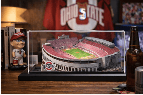 Ohio Stadium Replica – Handcrafted 3D Buckeyes Memorabilia with LED Light Display by Home Fields Sports Collectables - YinzerShop