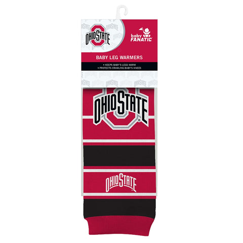 Ohio State Baby Leg Warmers – Soft Cotton Infant & Toddler Knee Warmers Wearables - YinzerShop