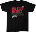Ohio State Basketball: Text Logo Overlay Ohio State Buckeyes-College Basketball - YinzerShop