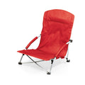 Ohio State Beach Chair - Portable Camp Chair with Cushioned Headrest & Carry Bag Licensed - YinzerShop