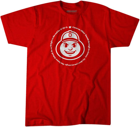 Ohio State: Buckeye Battle Cry Lyrics Ohio State Buckeyes-College All Sports - YinzerShop