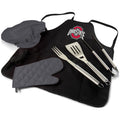 Ohio State Buckeyes BBQ Apron Tote Set – Officially Licensed Grilling Accessories Kit Licensed - YinzerShop