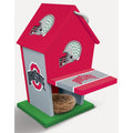 Ohio State Buckeyes Birdhouse - Licensed Sports Birdhouse With Decorative Tin Roof Decor - YinzerShop