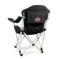 Ohio State Buckeyes Chair - Folding Camp Chair With Reclining Seat & Insulated Drink Holder Licensed - YinzerShop