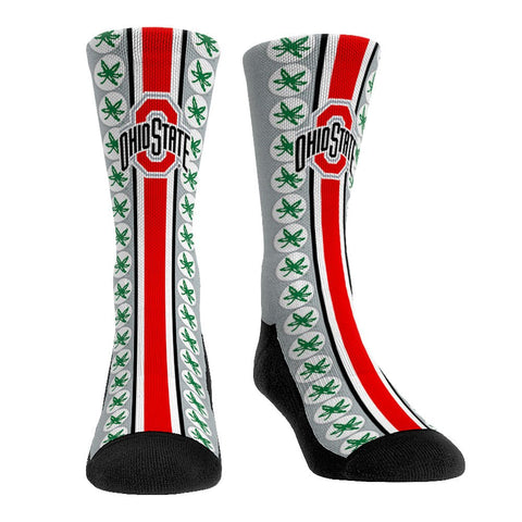 Ohio State Buckeyes - Helmet Series Socks - YinzerShop