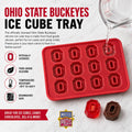 Ohio State Buckeyes Ice Tray – Silicone Team Logo Mold for Football Fans Fan Pans - YinzerShop