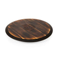 Ohio State Buckeyes Lazy Susan Serving Tray - Rotating Acacia Wood Party Supplies Tray Licensed - YinzerShop
