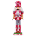 Ohio State Buckeyes Nutcracker – Handcrafted Wooden Football Collectible Decor Decor - YinzerShop