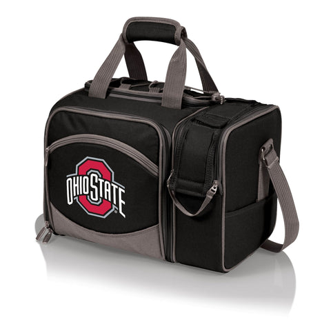 Ohio State Buckeyes Picnic Basket Cooler – Portable Soft Cooler With Insulated Beverage Section Licensed - YinzerShop