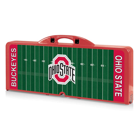 Ohio State Buckeyes - Picnic Table Portable Folding Table with Seats Picture Frame - YinzerShop