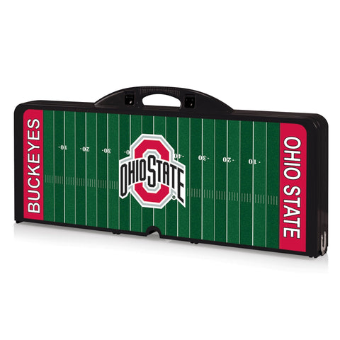 Ohio State Buckeyes - Picnic Table Portable Folding Table with Seats Picture Frame - YinzerShop