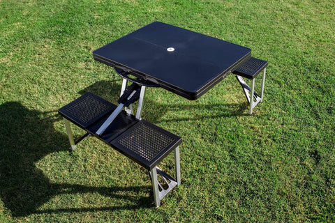 Ohio State Buckeyes - Picnic Table Portable Folding Table with Seats Picture Frame - YinzerShop