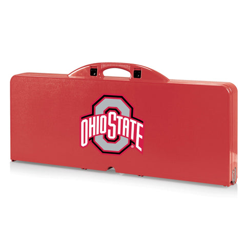 Ohio State Buckeyes - Picnic Table Portable Folding Table with Seats Licensed - YinzerShop