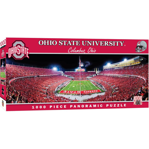 Ohio State Buckeyes Puzzle - 1000 Piece Panoramic Jigsaw Featuring Horseshoe Stadium 1000 Piece - YinzerShop