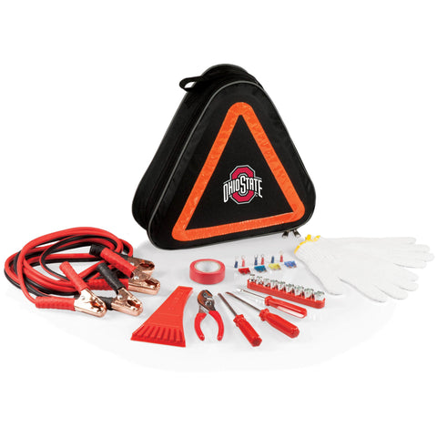 Ohio State Buckeyes Roadside Emergency Kit | Vehicle Safety Tools & Compact Auto Supplies Tote Licensed - YinzerShop