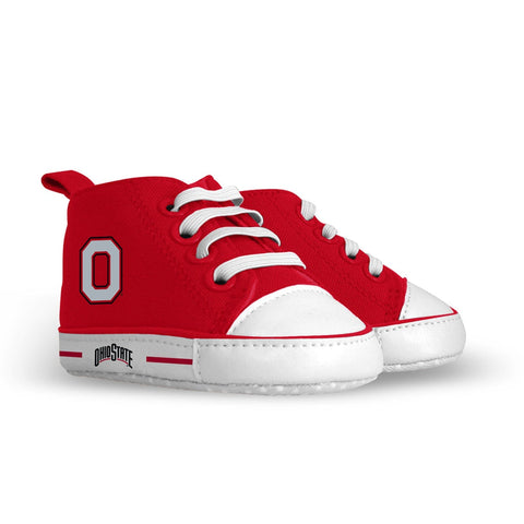 Ohio State Buckeyes Shoes - Infant Team Footwear | Toddler High Top Pre-Walkers Wearables - YinzerShop