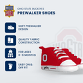 Ohio State Buckeyes Shoes - Infant Team Footwear | Toddler High Top Pre-Walkers Wearables - YinzerShop