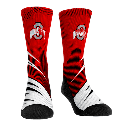 Ohio State Buckeyes - Slash Slant Socks - YinzerShop