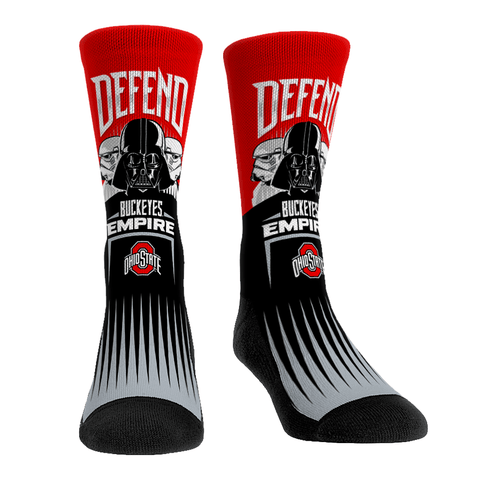 Ohio State Buckeyes - Star Wars - Defend The Empire Socks - YinzerShop