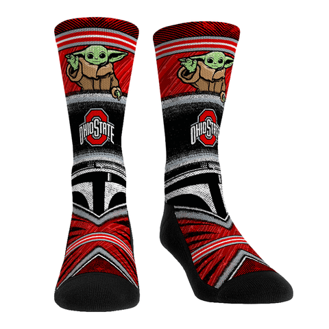 Ohio State Buckeyes - Star Wars - Grogu Intergalactic Fan Socks - YinzerShop