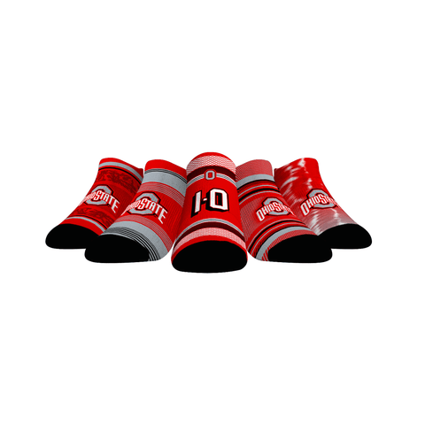 Ohio State Buckeyes - Super Fan 5-Pack (Low Cut) Socks - YinzerShop
