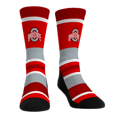 Ohio State Buckeyes - Tech Stripe Socks - YinzerShop