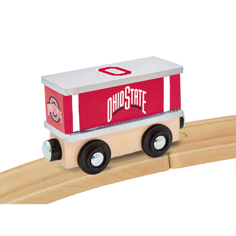 Ohio State Buckeyes Train Wooden Toy Boxcar - NCAA Team Logo Gift For Kids Toys - YinzerShop