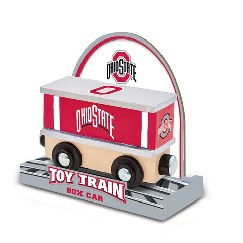 Ohio State Buckeyes Train Wooden Toy Boxcar - NCAA Team Logo Gift For Kids Toys - YinzerShop