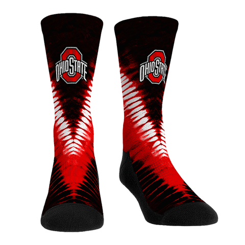 Ohio State Buckeyes - V Shape Tie Dye Socks - YinzerShop