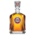 Ohio State Decanter – 24 Ounce Glass Bottle with Fine Pewter Casting for Home Bar Capitol Decanter - YinzerShop