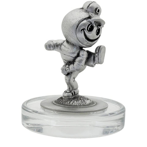 Ohio State Decanter – Hand-Blown Glass 25 Ounce With 3D Top Pewter Lid Decanter - YinzerShop