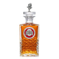 Ohio State Decanter – Handcrafted 25 Ounce Glass & Pewter Barware Gift Heritage Decanter 3D Top - YinzerShop
