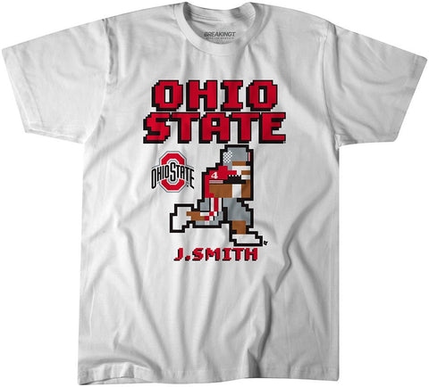 Ohio State Football: Jeremiah Smith Retro Baller Ohio State Buckeyes-College Football - YinzerShop