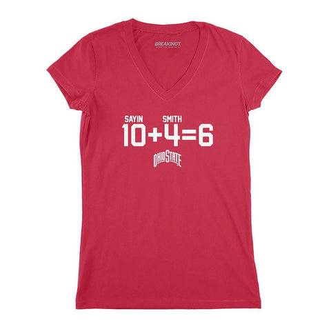 Ohio State Football: Julian Sayin & Jeremiah Smith 10 + 4 = 6 Ohio State Buckeyes-College Football - YinzerShop