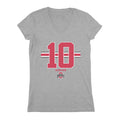 Ohio State Football: Julian Sayin Name Number Stripe Ohio State Buckeyes-College Football - YinzerShop