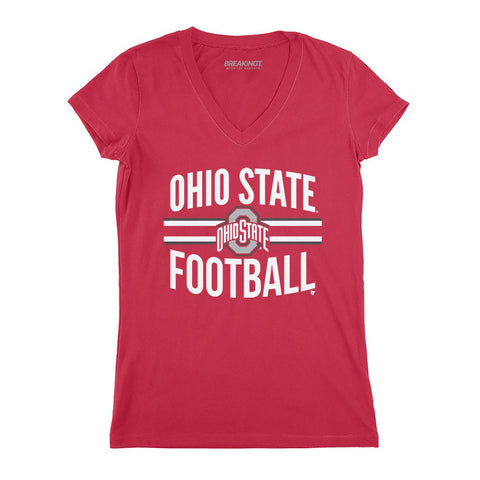 Ohio State Football: Logo Stripe Ohio State Buckeyes-College Football - YinzerShop