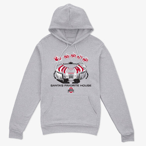 Ohio State Football: Santa's Favorite House Ohio State Buckeyes-College Football - YinzerShop