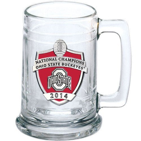 Ohio State Football Stein – 2014 Championship Souvenir | Handcrafted Pewter Beer Mug Stein - YinzerShop